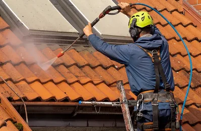 Démoussage et hydrofuge de toiture à Cordelle